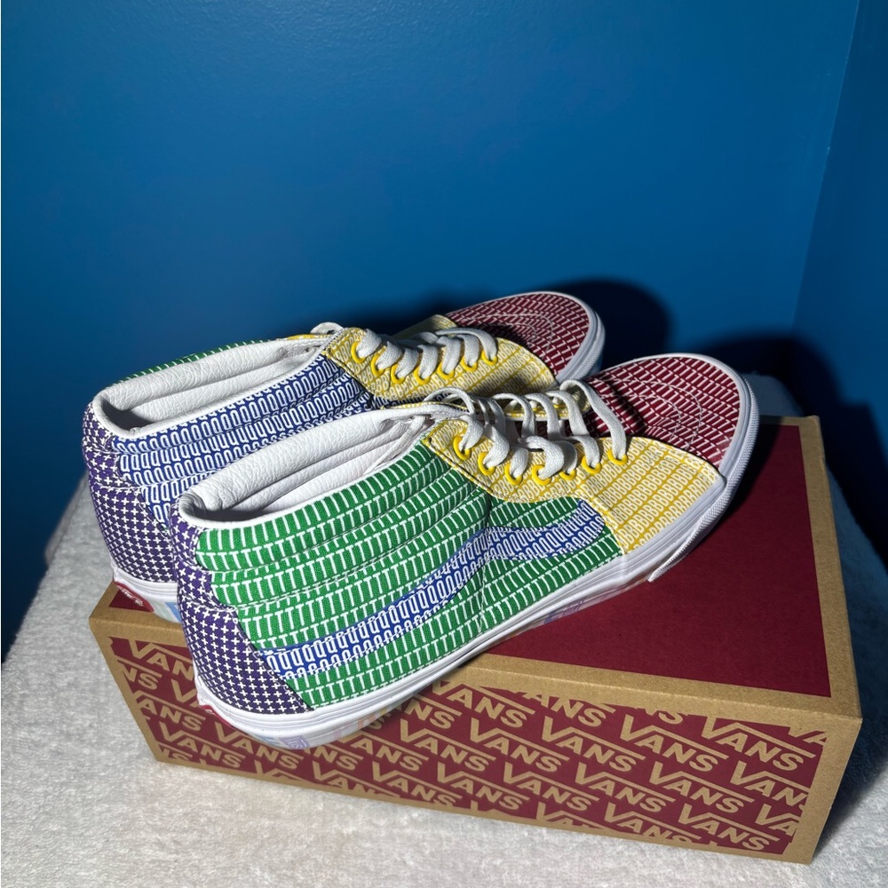 Vans Colorful Patterned Mid-Tops LGBTQ+